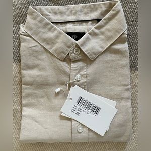 Never worn men’s shirt. Beige size L